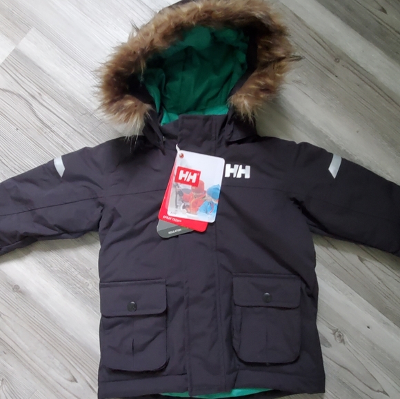 Helly Hansen Kids Legacy Winter Parka Jacket Sz 1 - Picture 6 of 10